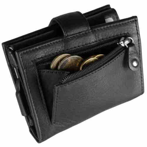 Freebellion Luxe pasjeshouder Zwart Leer - Afbeelding 5