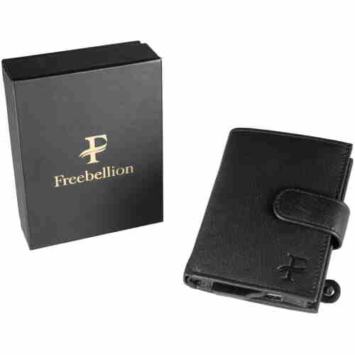 Freebellion Luxe pasjeshouder Zwart Leer - Afbeelding 7