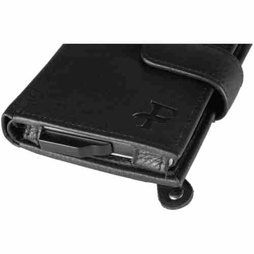 Freebellion Luxe pasjeshouder Zwart Leer - Afbeelding 4